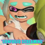 *CONFUSED SCREAMING* | *CONFUSED SCREAMING* | image tagged in concerned ngyes,splatoon,confused screaming | made w/ Imgflip meme maker