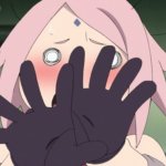Embarrassed Sakura Haruno