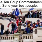 The Ten Coup Commandments #6 meme