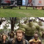 Billboards: Infinity War | image tagged in infinity war | made w/ Imgflip meme maker