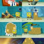 Spongebob Gold Meme template