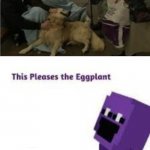 this is wholesome | image tagged in this pleases the eggplant,wholesome,dog,sweden | made w/ Imgflip meme maker