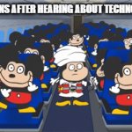 Rip Technoblade ); | DREAM STANS AFTER HEARING ABOUT TECHNO'S DEATH: | image tagged in gifs,technoblade,dream | made w/ Imgflip video-to-gif maker