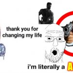 amogus | AMOGUS | image tagged in thank you for changing my life,among us sus,just for fun,human stupidity | made w/ Imgflip meme maker