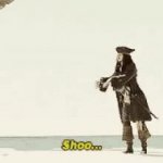 Jack Sparrow Shoo GIF Template