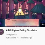 bill cipher dating simulator