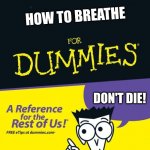 It's Simple! | HOW TO BREATHE DON'T DIE! | image tagged in for dummies book | made w/ Imgflip meme maker