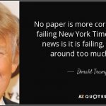 Trump Failing New York Times