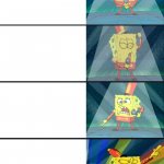 Spongebob Singing 4 panels