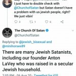 SATANISM IS JEWISH