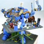 space marine painting | image tagged in space marine painting | made w/ Imgflip meme maker