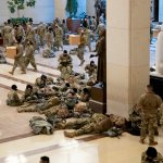 National Guard protecting the Capitol from trumpists