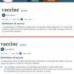 Vaccine definition change