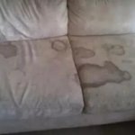 Jeffrey's well used couch..