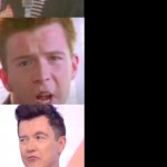 Rick Astley Becoming Confused