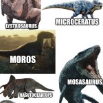 List of prehistoric animals meme