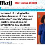 Racist teacher