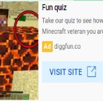 Fake minecraft website