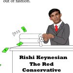 Rishi Keynesian The Red Conservative meme
