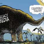 Conspiracy theory vs. legacy media meme