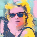 Kim Wilde AI Art