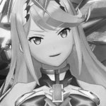 Mythra grayscale “Oh didn’t like that did you?” template