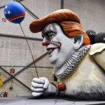 Trump Pennywise clown terrorize child