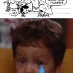 manny DOAWK crying (who just realized that the image link is 6mamyy and it sounds like manny? comment if u noticed) | image tagged in manny doawk crying | made w/ Imgflip meme maker