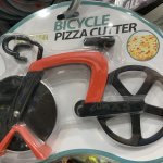 Bicycle pizza cutter