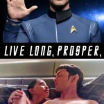 Live long prosper and multiply star trek