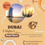 Dubai 3 Nights 4 Days Itinerary GIF Template