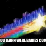 I used to think they came from the grocery store | WHEN YOU LEARN WERE BABIES COME FROM | image tagged in gifs,funny | made w/ Imgflip video-to-gif maker