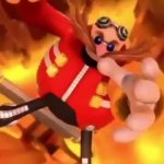 Eggman falls into lava GIF Template