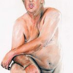 Trump nude drawing micro-penis