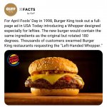 Burger King April Fools Day meme