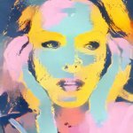 Kim Wilde AI art