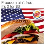 Burger King freedom meme