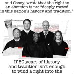 SCOTUS hypocrites overrule Roe v. Wade