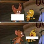 Tom and jerry mouse duck meme