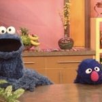 Cookie Monster and Grover