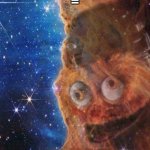 James Webb, probably | CHEWBACCA
+
MUPPET
=; FACE OF GOD,
ON DRUGS | image tagged in chewbacca muppet god | made w/ Imgflip meme maker