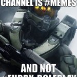 Notice how the channel is #memes