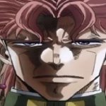 kakyoin straight face