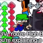 haha yes very true | POV: You're High Boi and you're explaining a movie | image tagged in gifs,bambi,dave and bambi,high boi | made w/ Imgflip video-to-gif maker