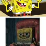 spongebob before and after