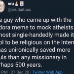 Fedora meme missionary