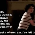 Premium Essay Writing Skills | WHEN YOU REALIZE IN THE MORNING THAT YOUR ESSAY IS DUE TODAY AND YOU JUST WROTE THE WORD ESSAY AND LEFT IT | image tagged in gifs,stranger things | made w/ Imgflip video-to-gif maker