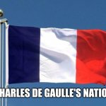 243 cheese , nobody had time; leave it intact | CHARLES DE GAULLE'S NATION | image tagged in french flag,goat | made w/ Imgflip meme maker