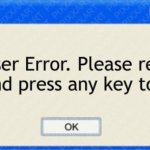 Error | User Error! User Error. Please replace user and press any key to continue. | image tagged in windows fatal error blank | made w/ Imgflip meme maker