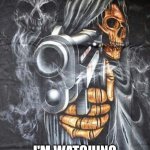 Cocomelon | STFU; I'M WATCHING COCOMELON | image tagged in badass skeleton | made w/ Imgflip meme maker